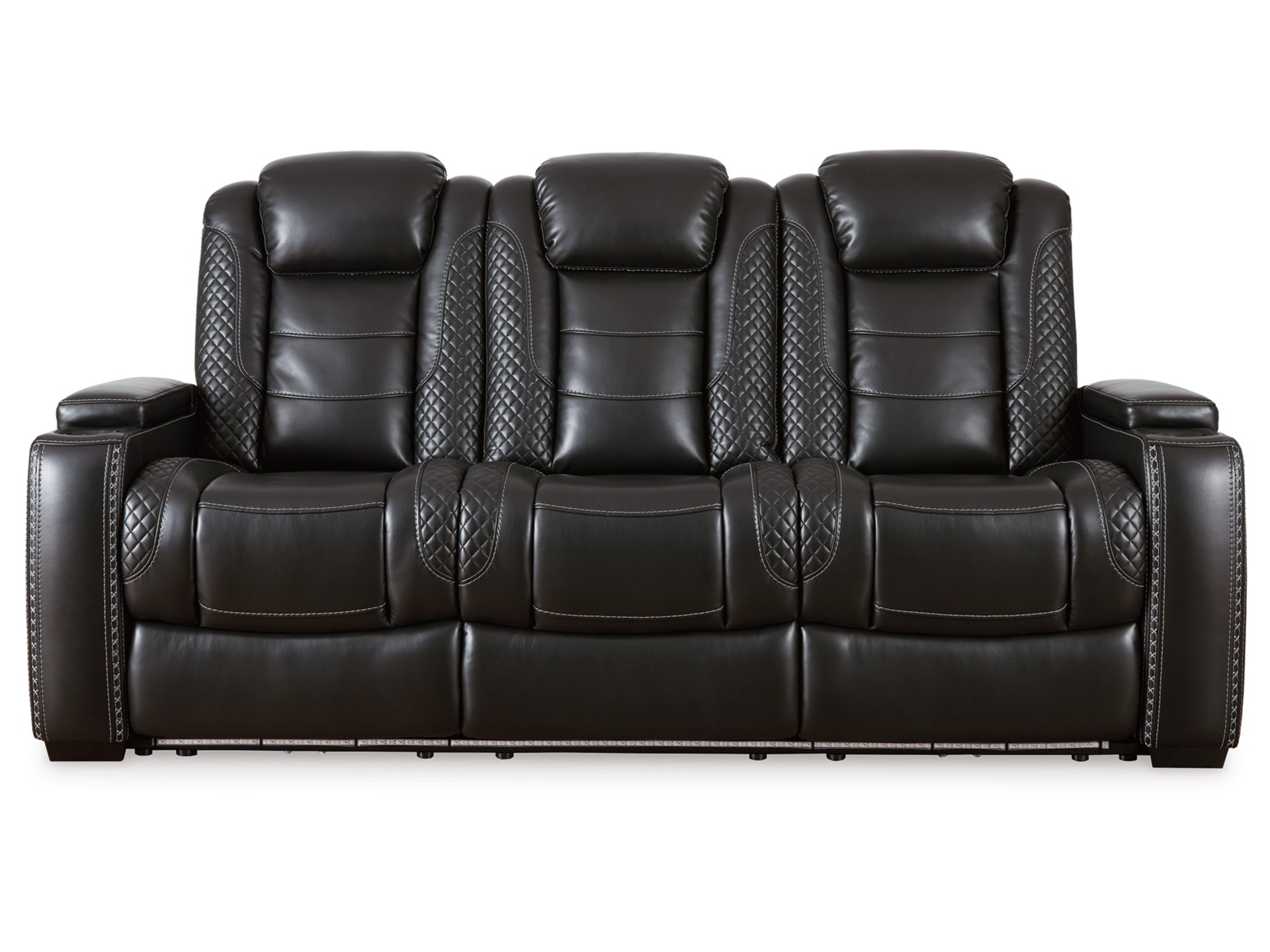 "Front view of Dual Power Reclining Sofa perfect for ultimate comfort"