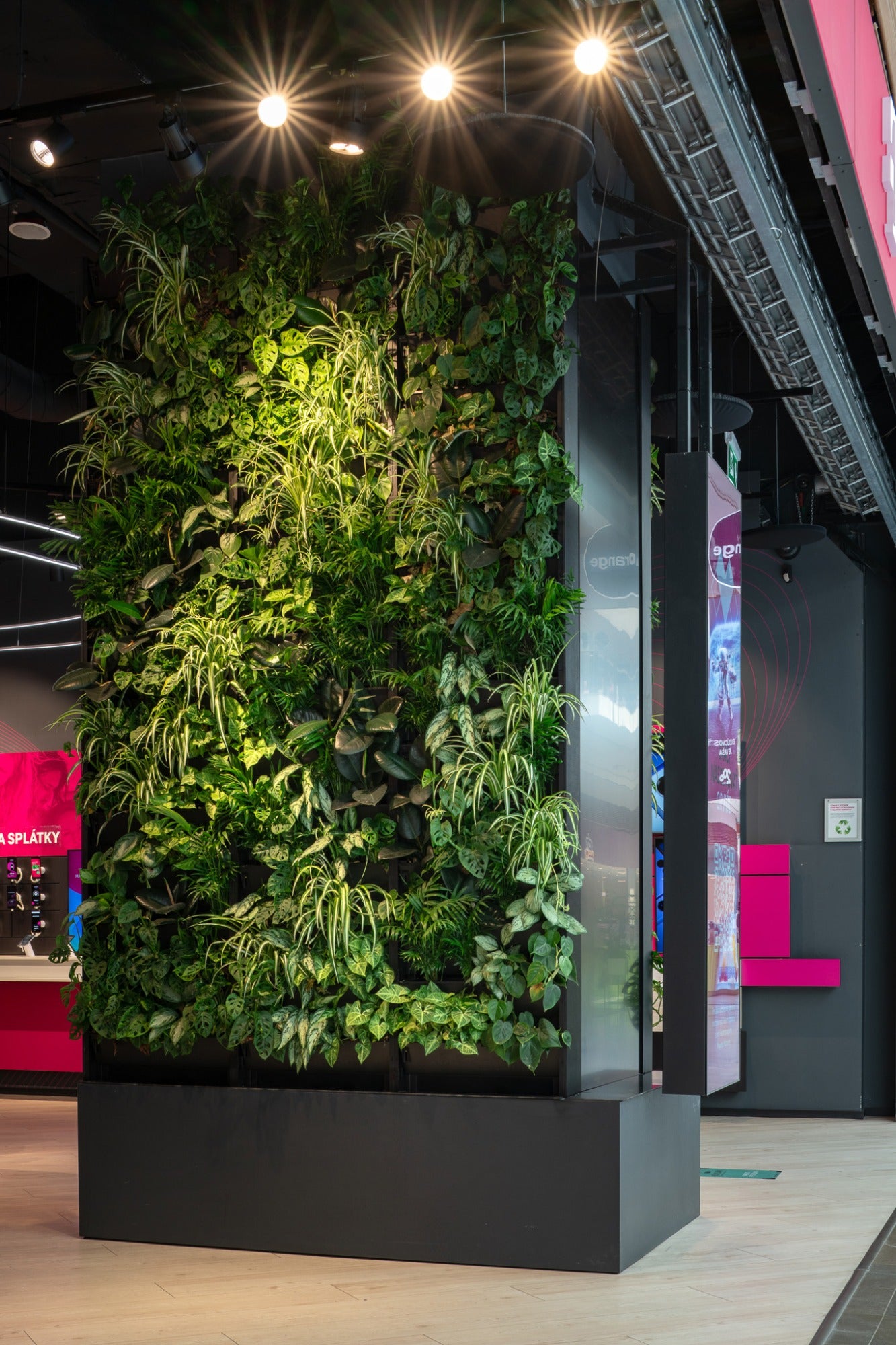 Living Wall for Telekom Centrum in Bratislava
