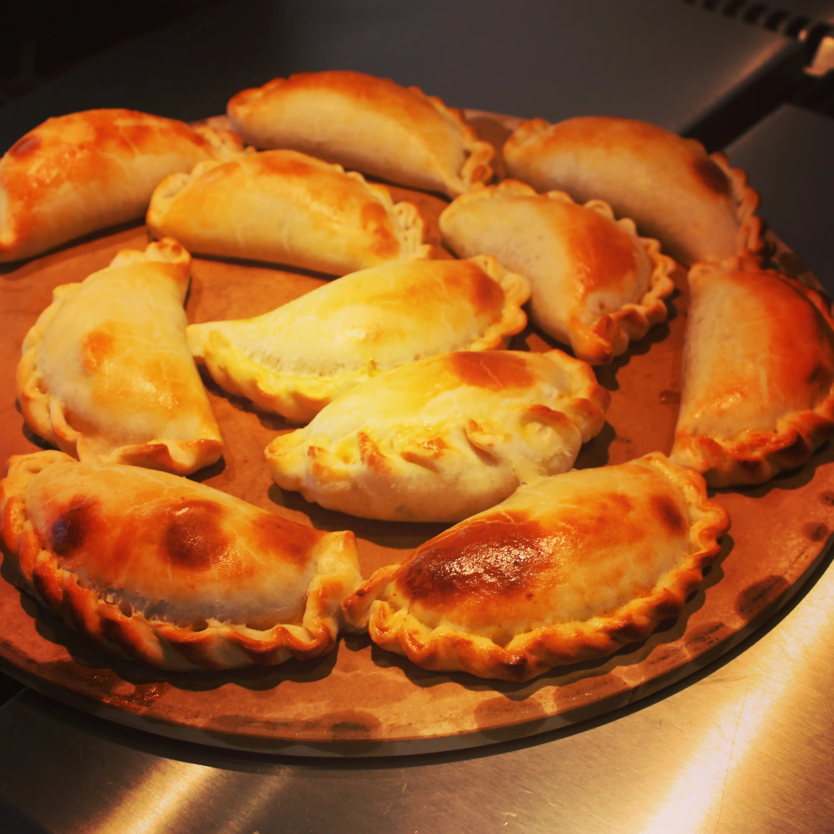 Fresh baked artisan empanadas by Scorpion Chef Victoria BC
