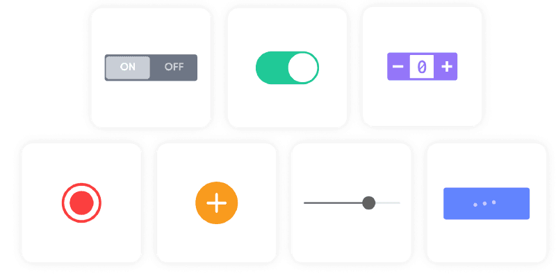 Seven examples of components