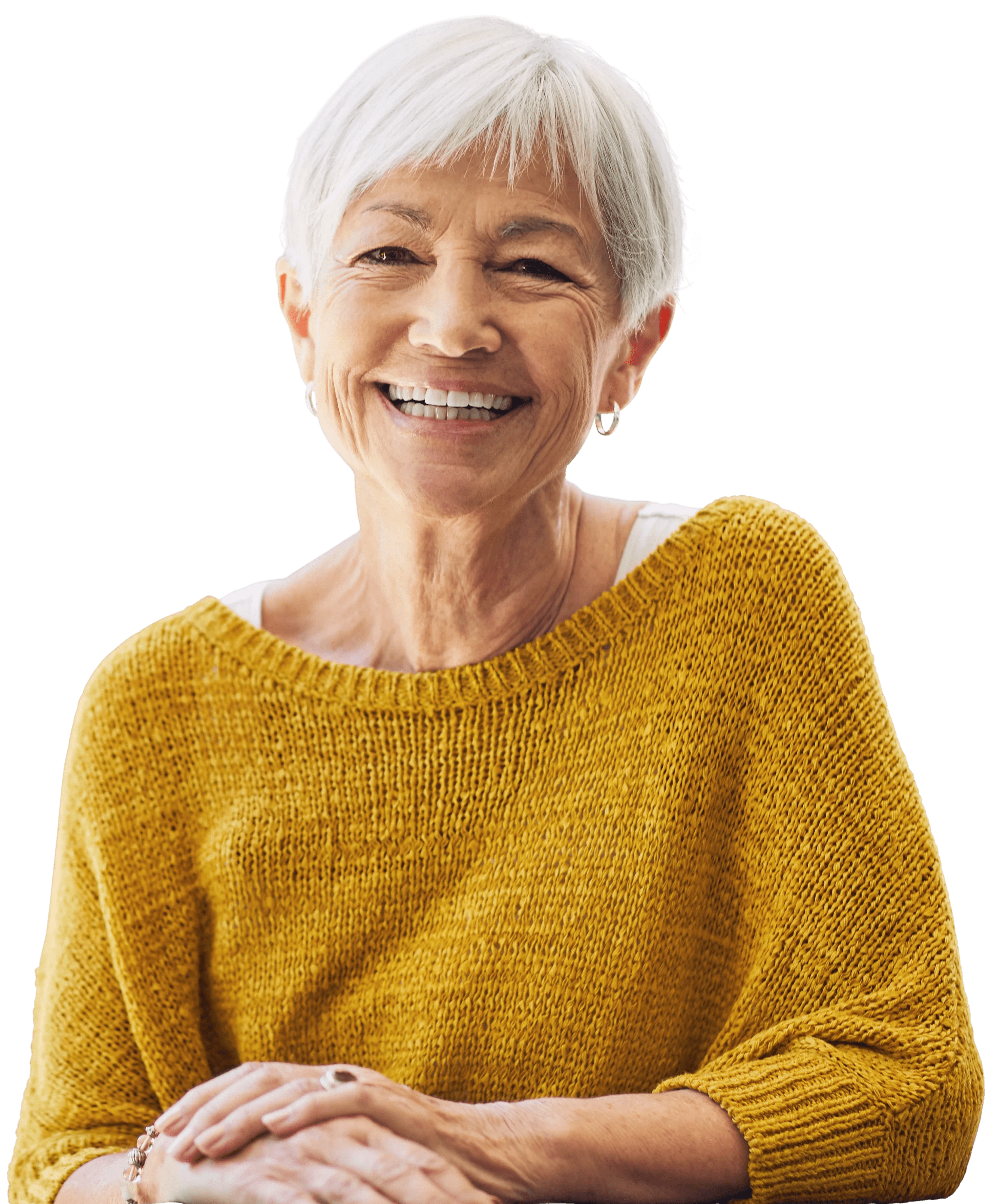 Girl with a bright white smile