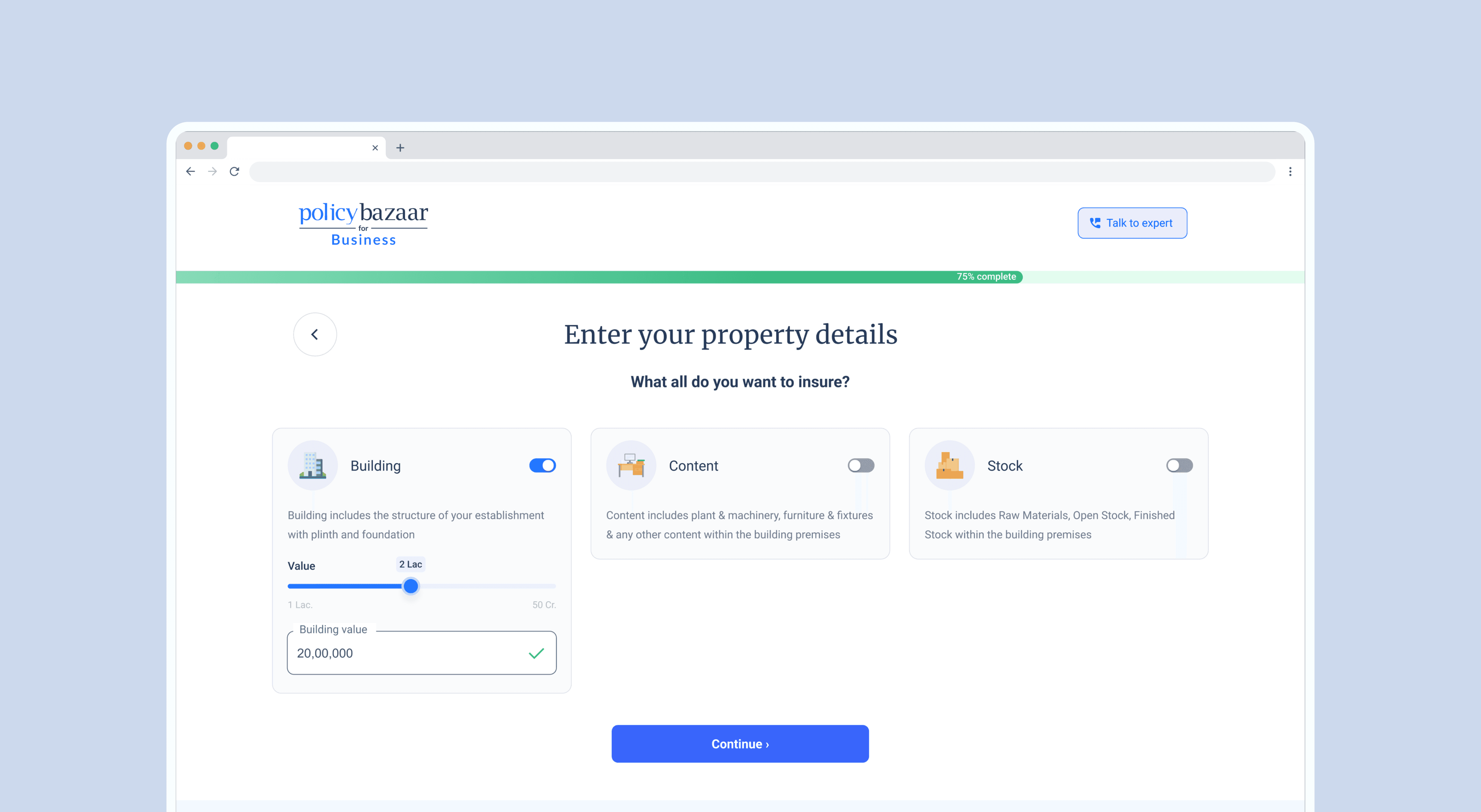 Optimize PolicyBazaar insurance shopping for higher conversions.