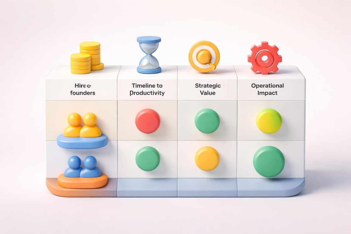 Co-founder versus sales team decision factors