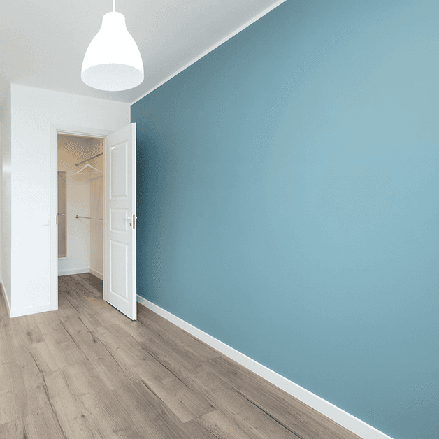 Interior wall painting in Calgary home