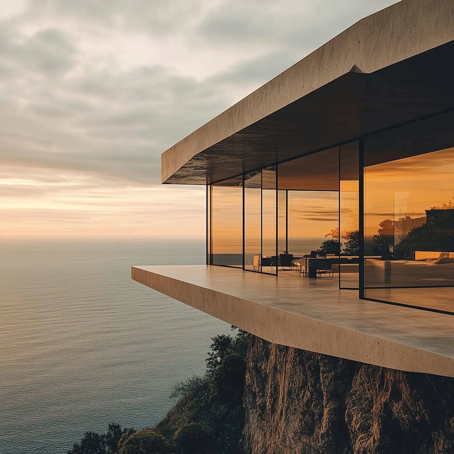 Cliffside Glass House