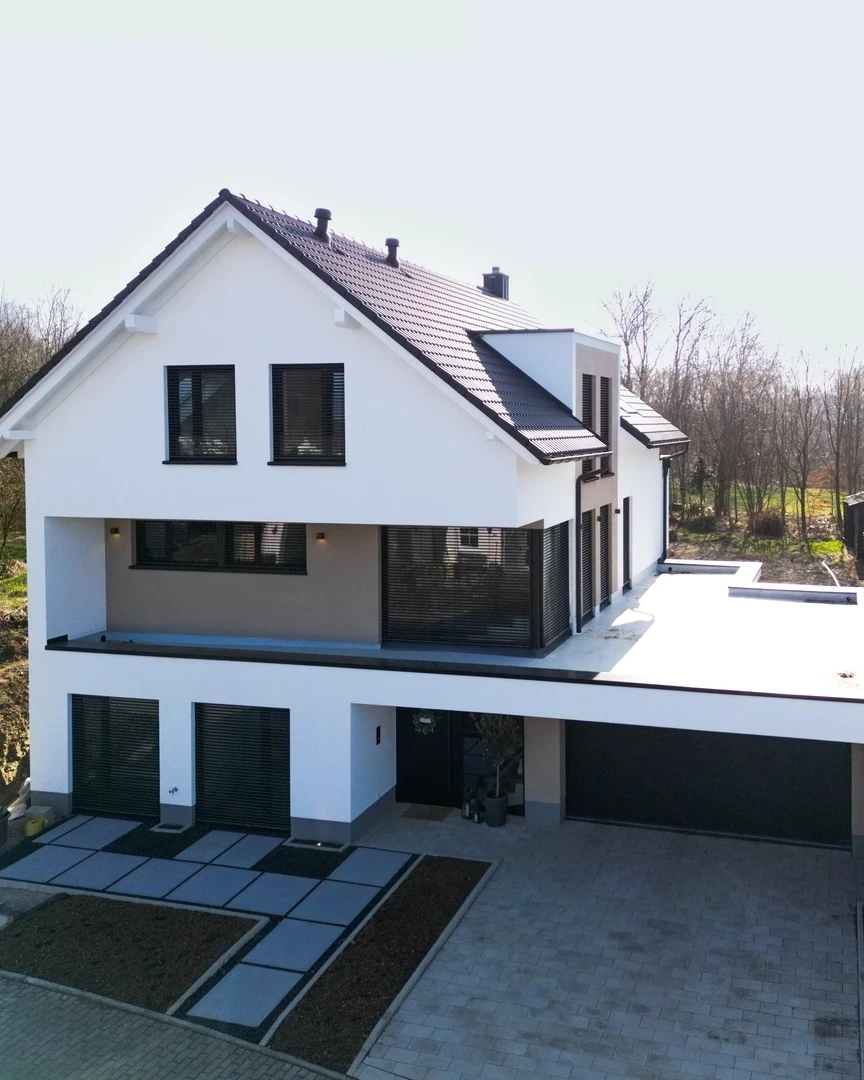 Villa Schöne Aussicht Dronenansicht