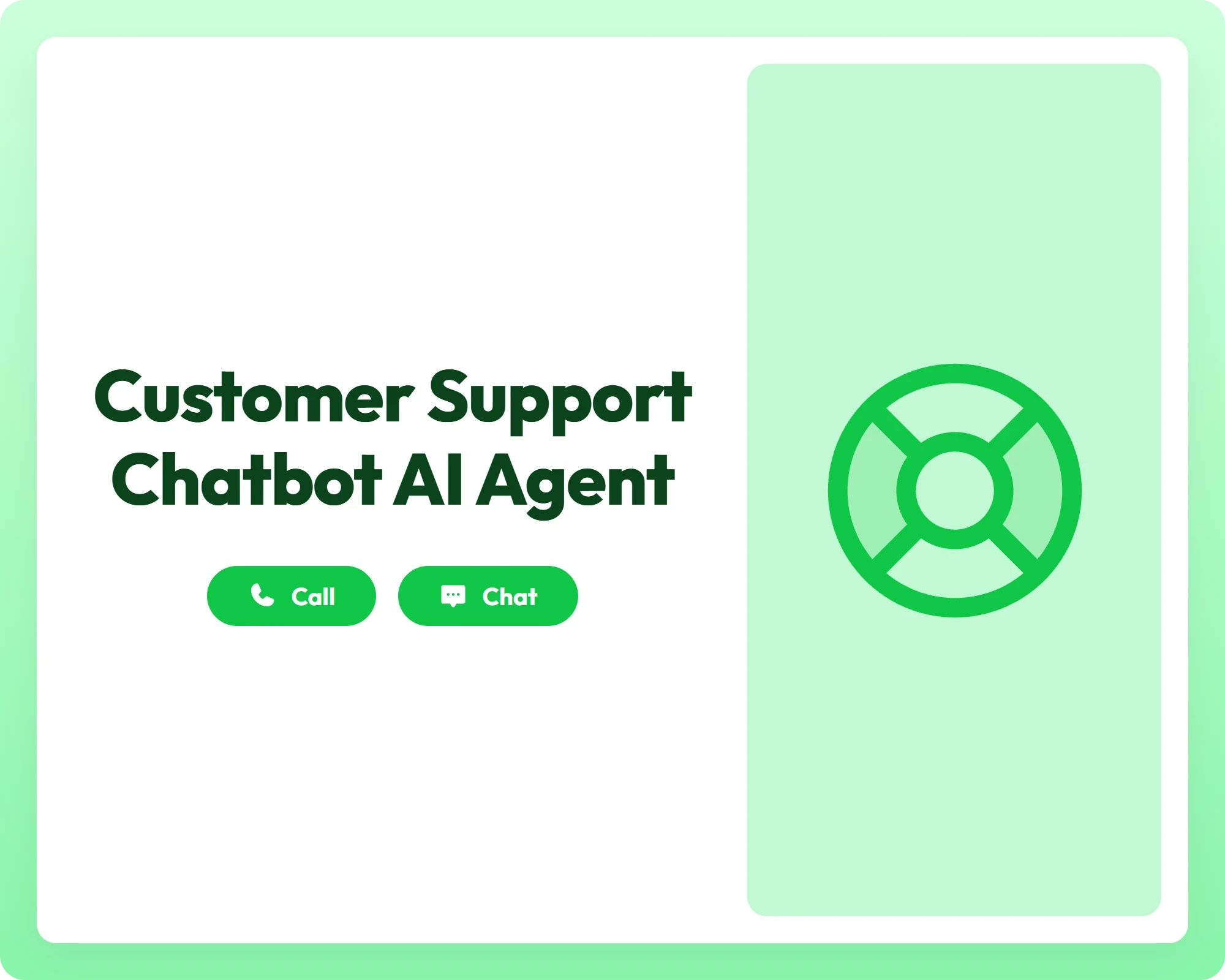 customer support available through call and chat with lifebuoy symbol
