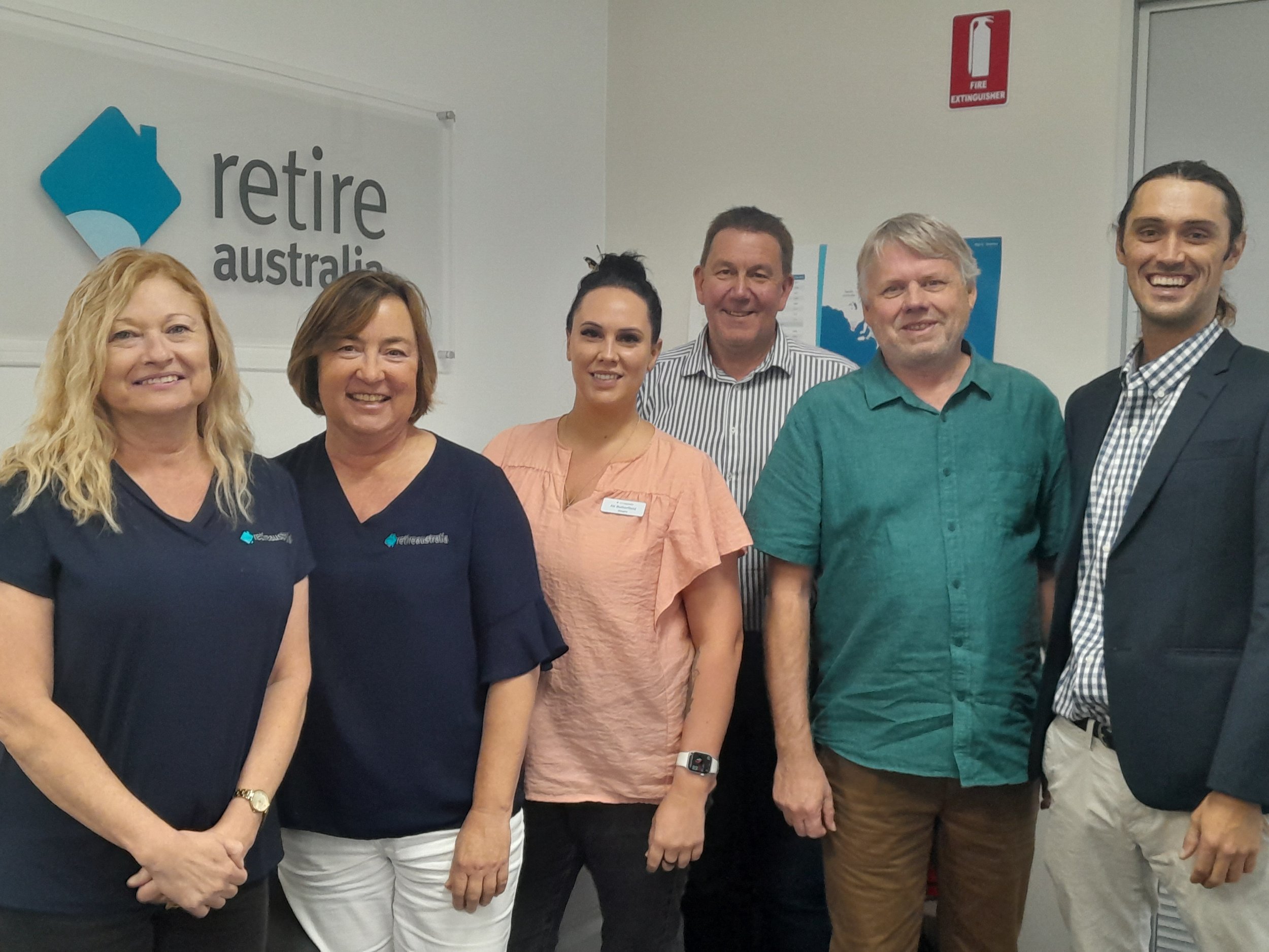 RetireAustralia team including Steve Gibbs and AssetFutures Jack Torode