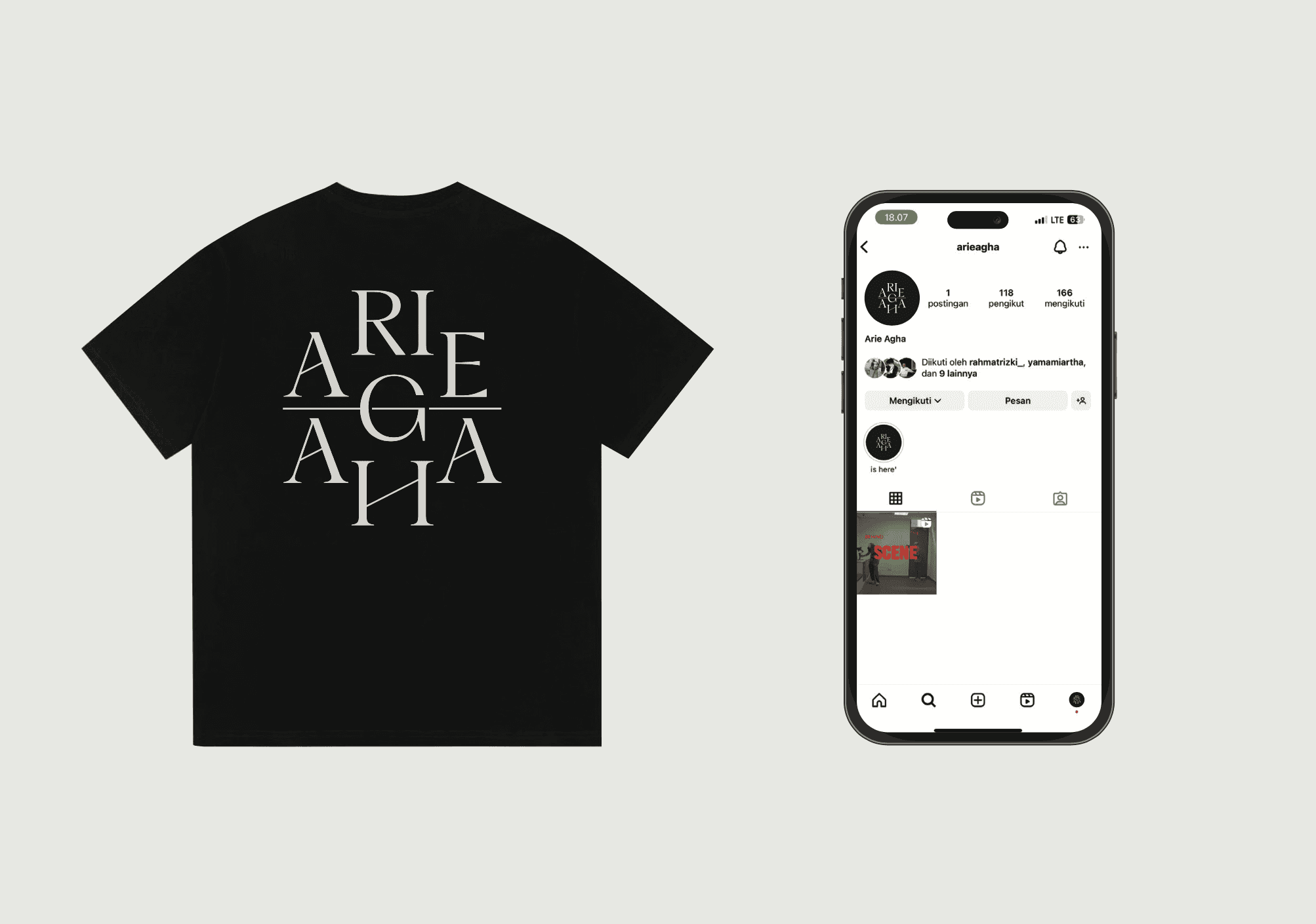 Arie Agha Mockup