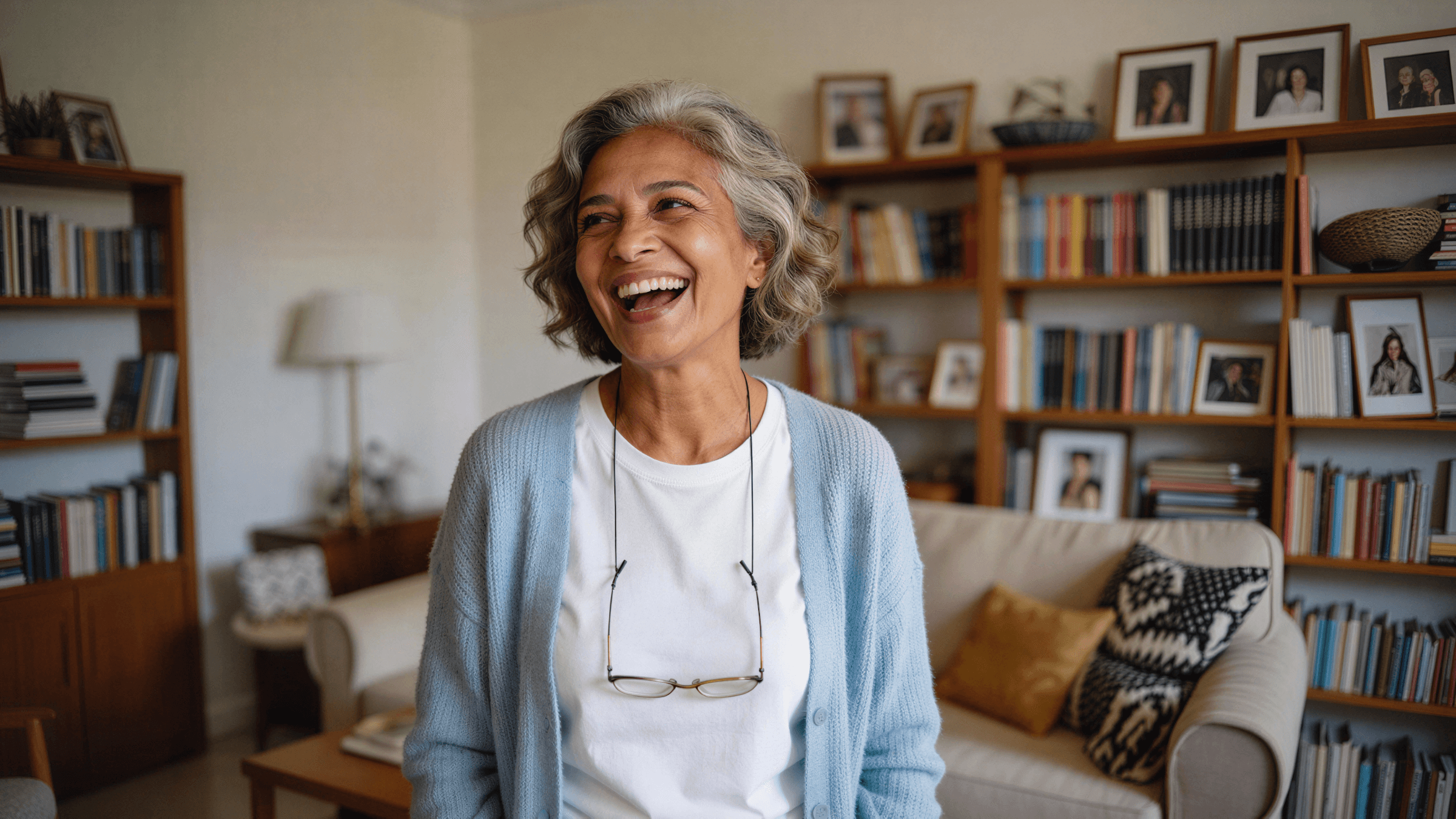 Illustrasjonsbilde av en 50 år gammel kvinne som er blitt helbredet for hemoroider.