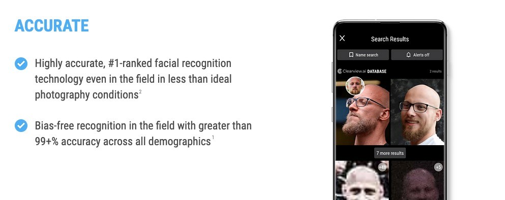 Screenshot der App Clearview mobile