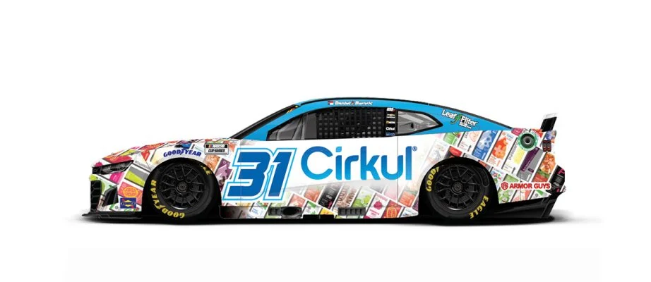 Daniel Hemric will drive the No. 31 Cirkul Chevrolet.
