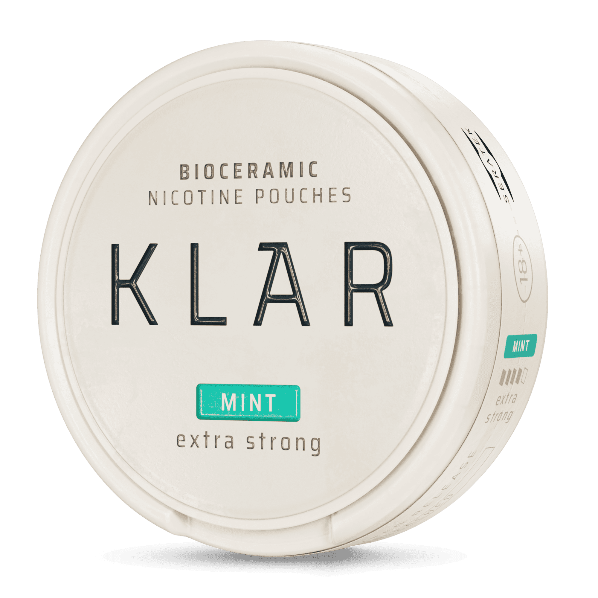 KLAR Bioceramic nicotine pouches in mint