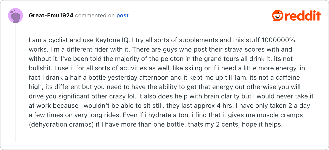 Post on Reddit