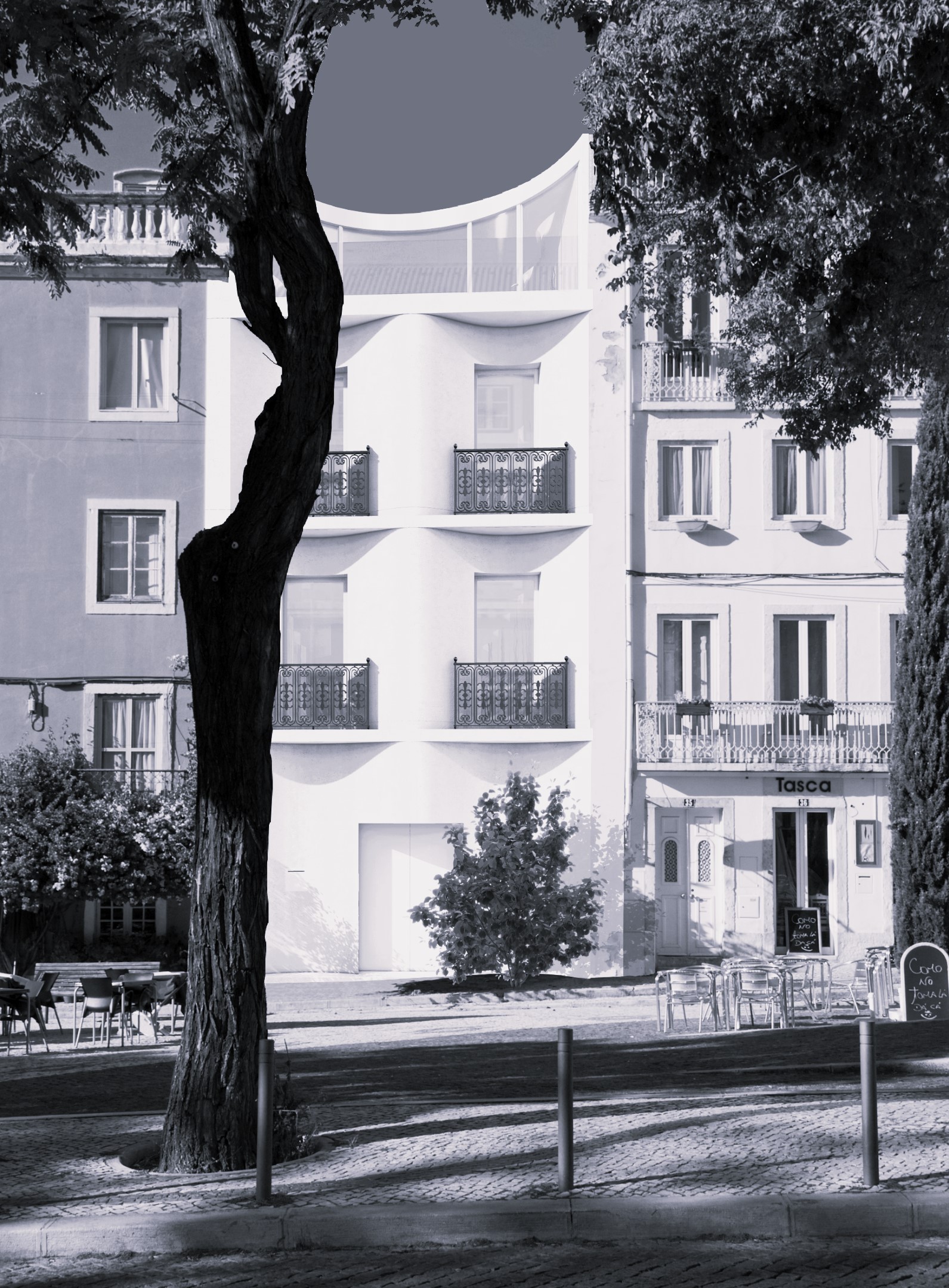 House in Lisbon facade