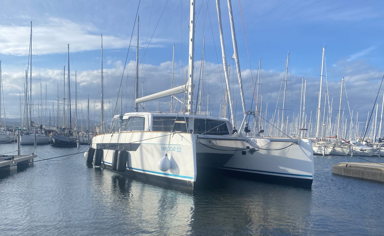 Neel 51 en suivi de chantier par Pascal Pouplier, expert maritime spécialisé dans les catamarans et multicoques