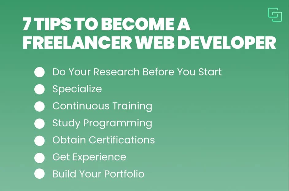 Become a freelance web developer