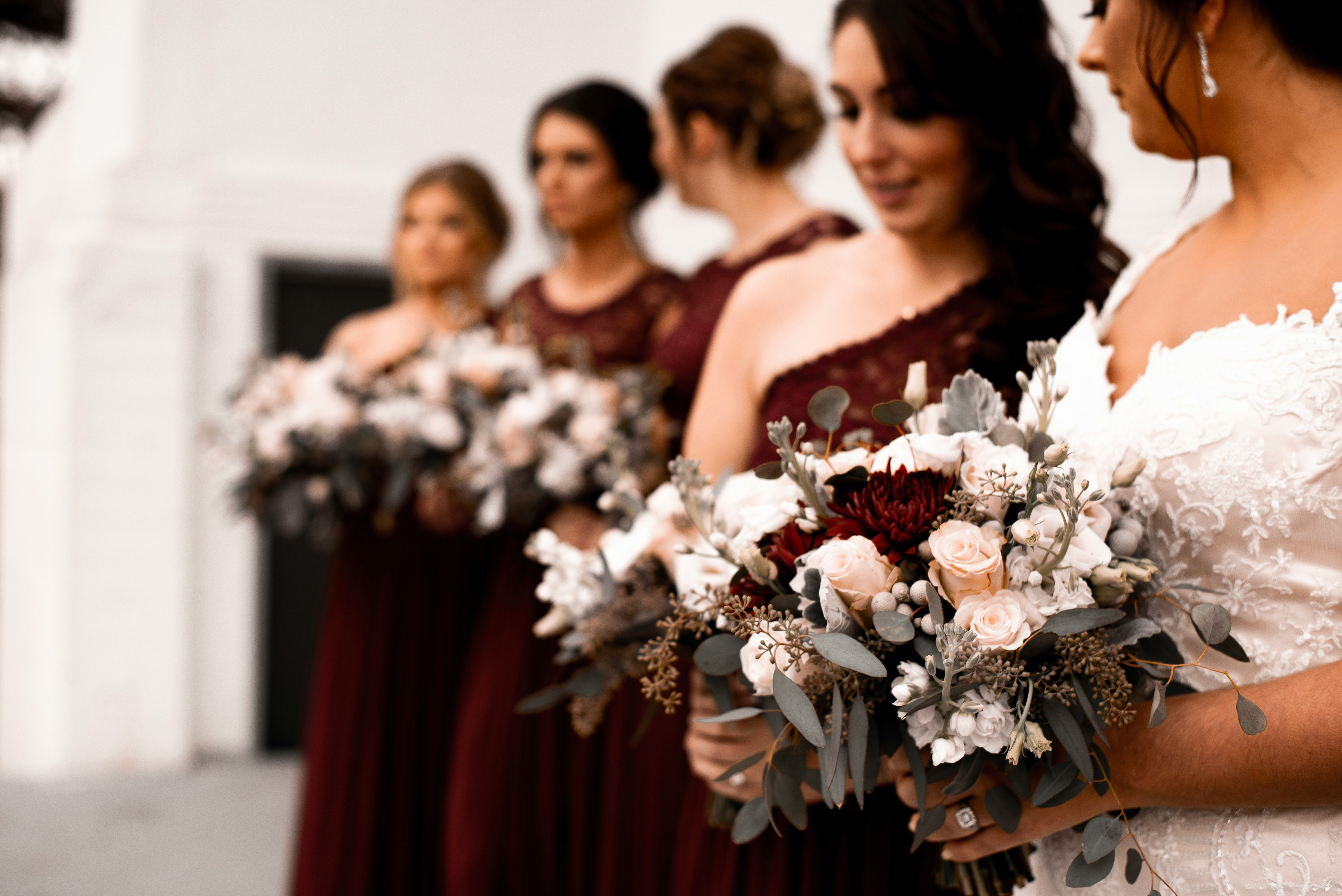 Brides and Bridesmaids Dresses - Cinematic Wedding Video Edinburgh