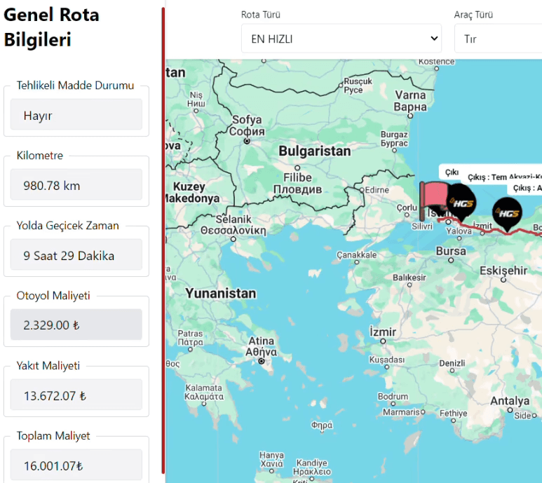 Otomatik Rota Planlama