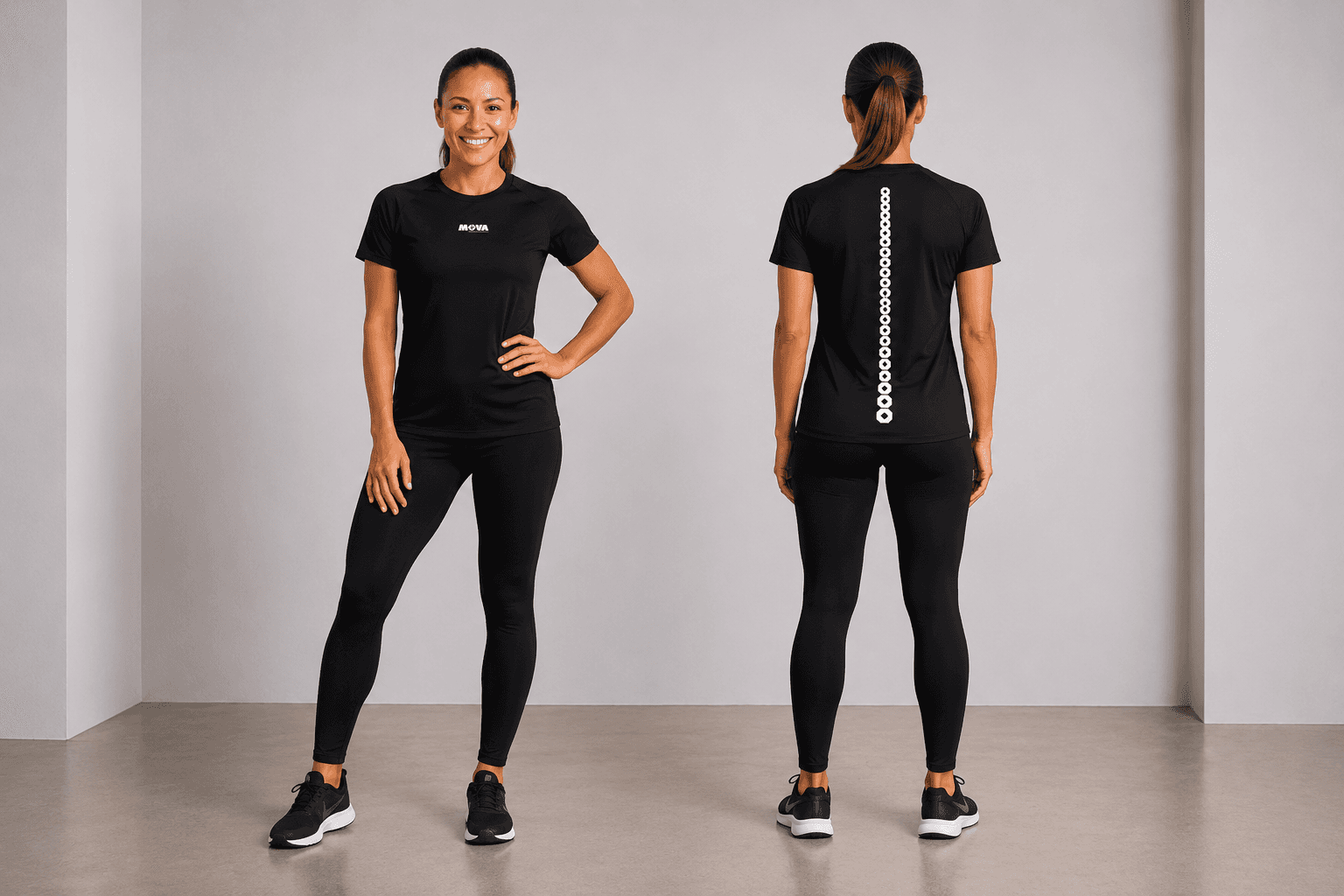camiseta mova preta