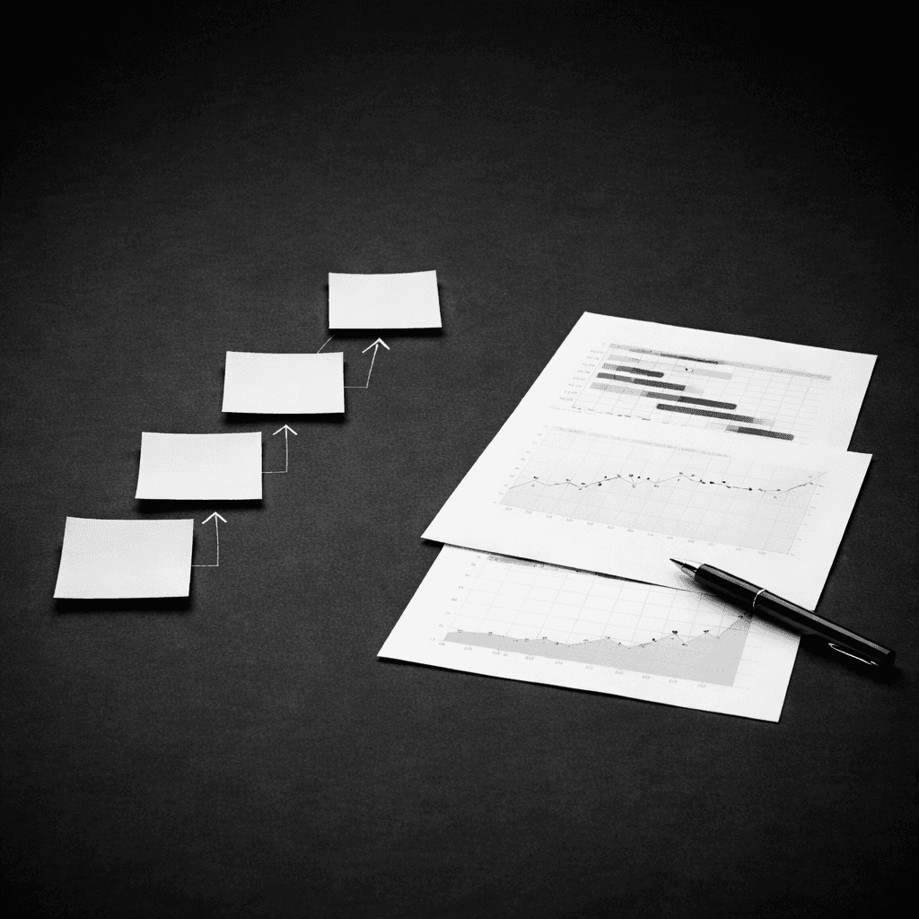 Chart or graph showing pricing information, representing transparent pricing with no hidden fees.