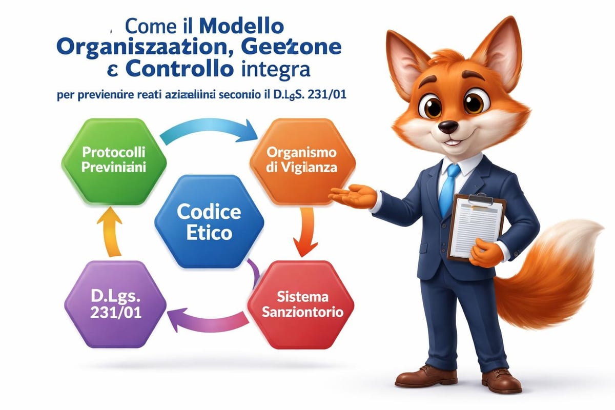 Struttura modello organizzativo 231