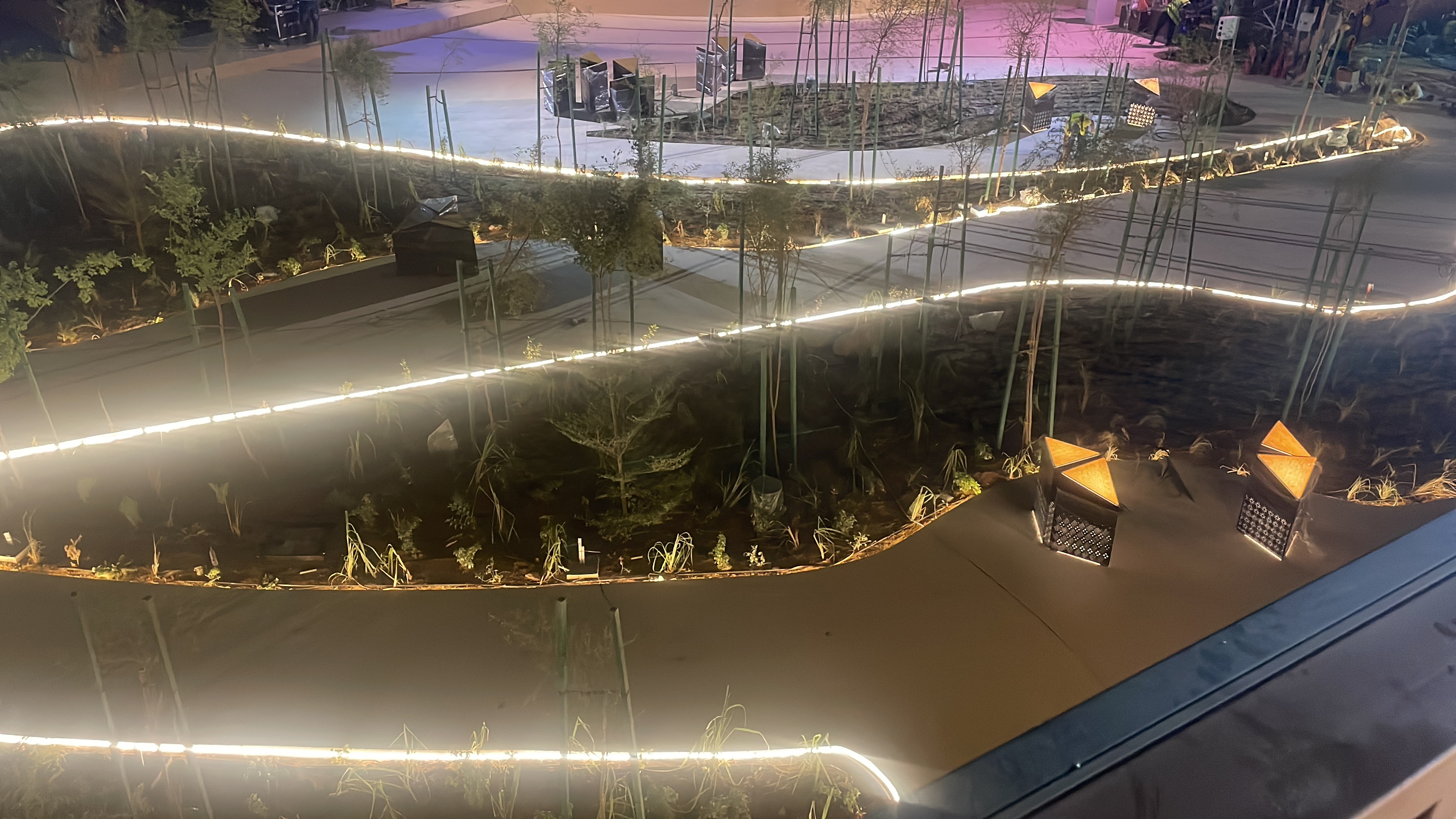 jordan pavilion exterior landscape lighting