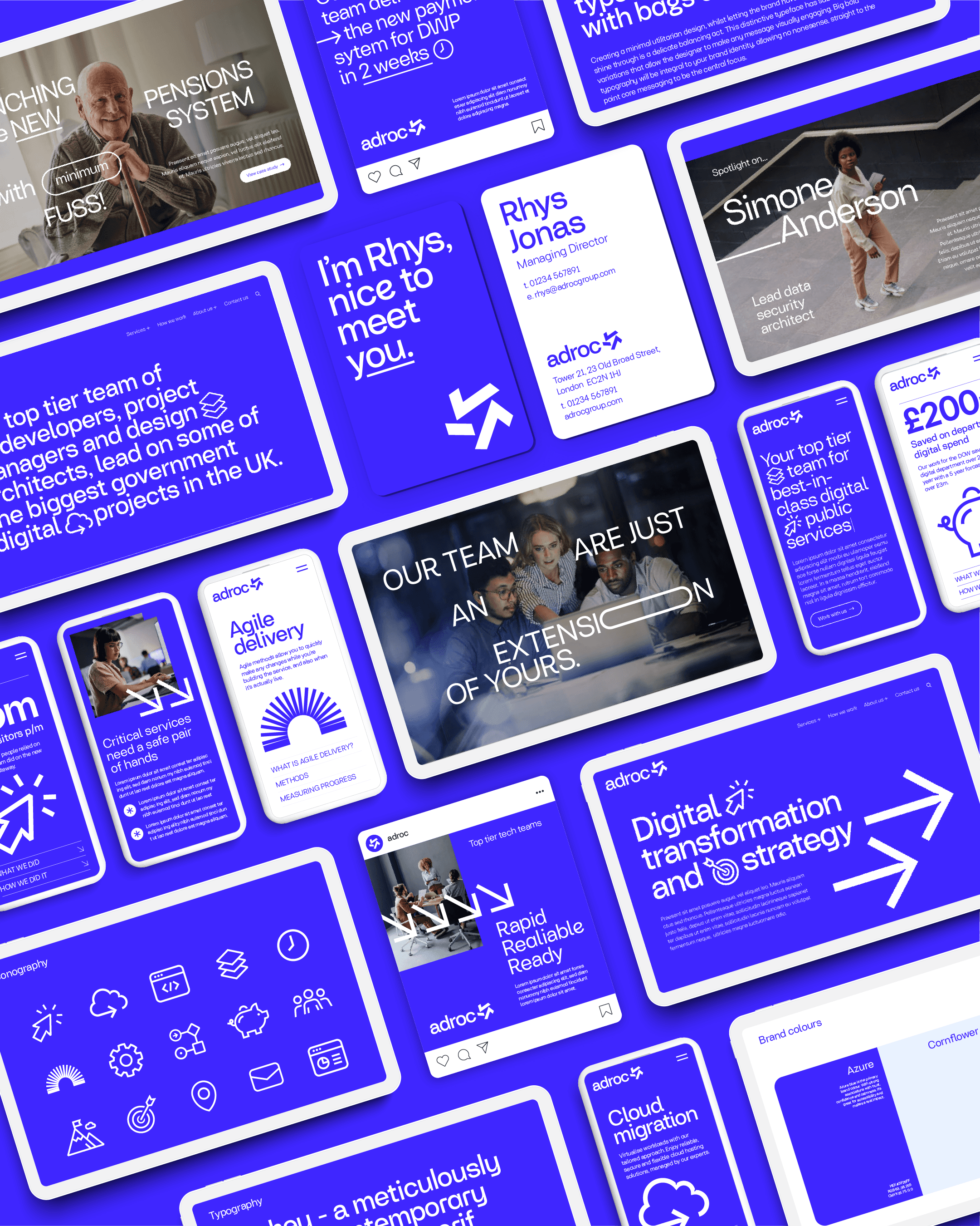 A snapshot of the Adroc identity