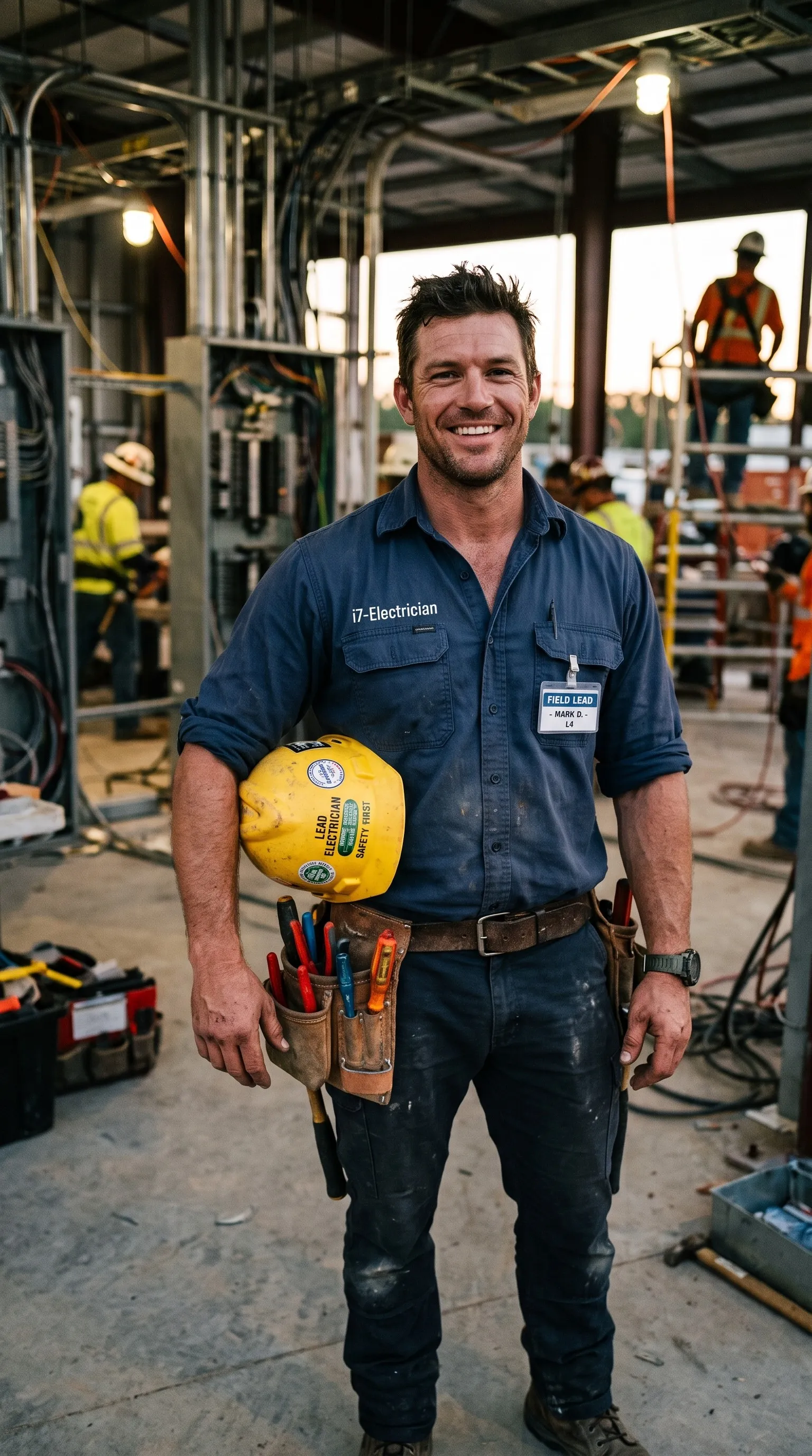 Sean Walsh, lead electrician