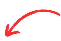 Red growth arrow pointing upwards on a grey bar chart.