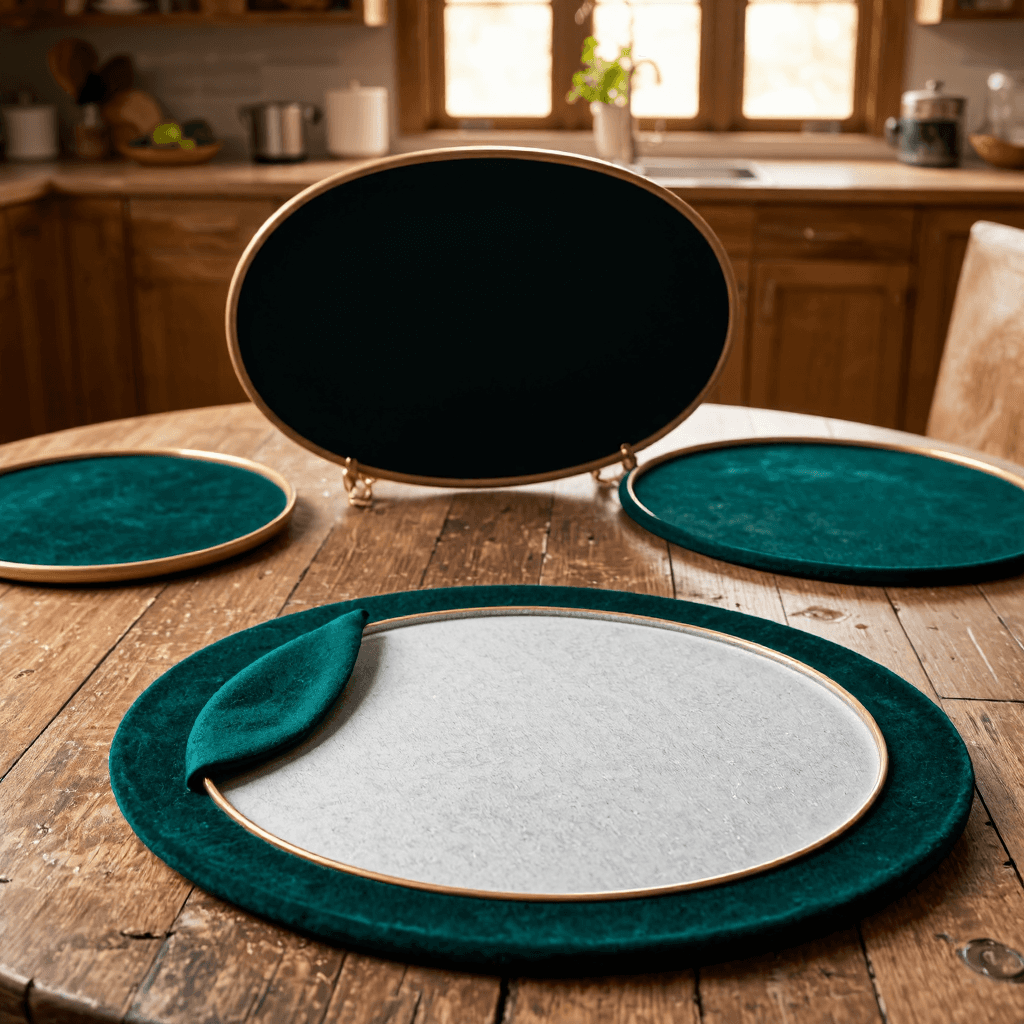 product photography of set of placemats