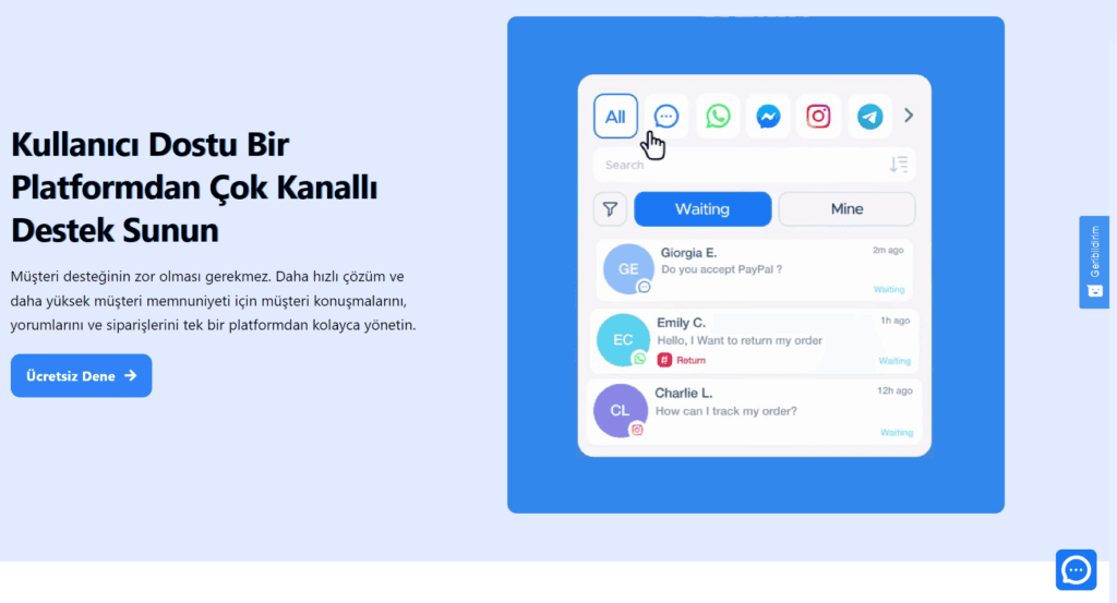 qpien cok kanallı iletişim, çok kanallı destek, müşteri hizmetleri 