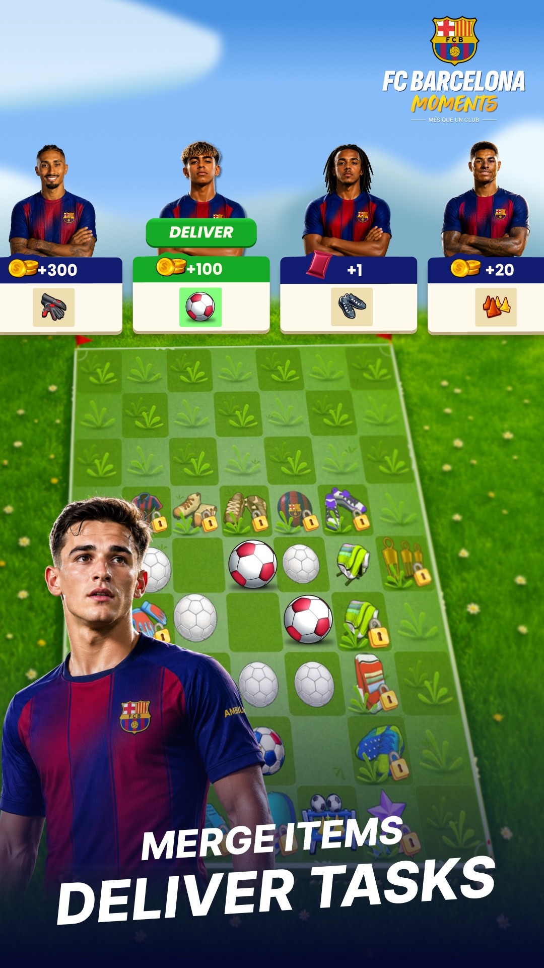 FC Barcelona Moments game screenshot