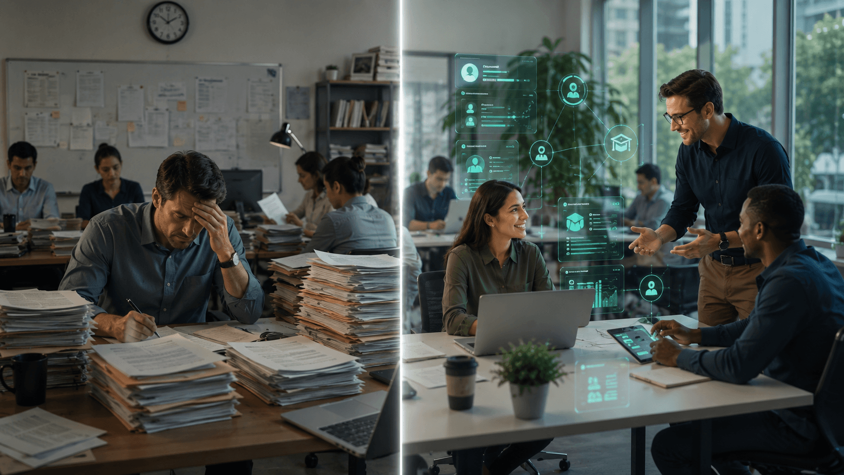The transformation from traditional training to AI-powered learning