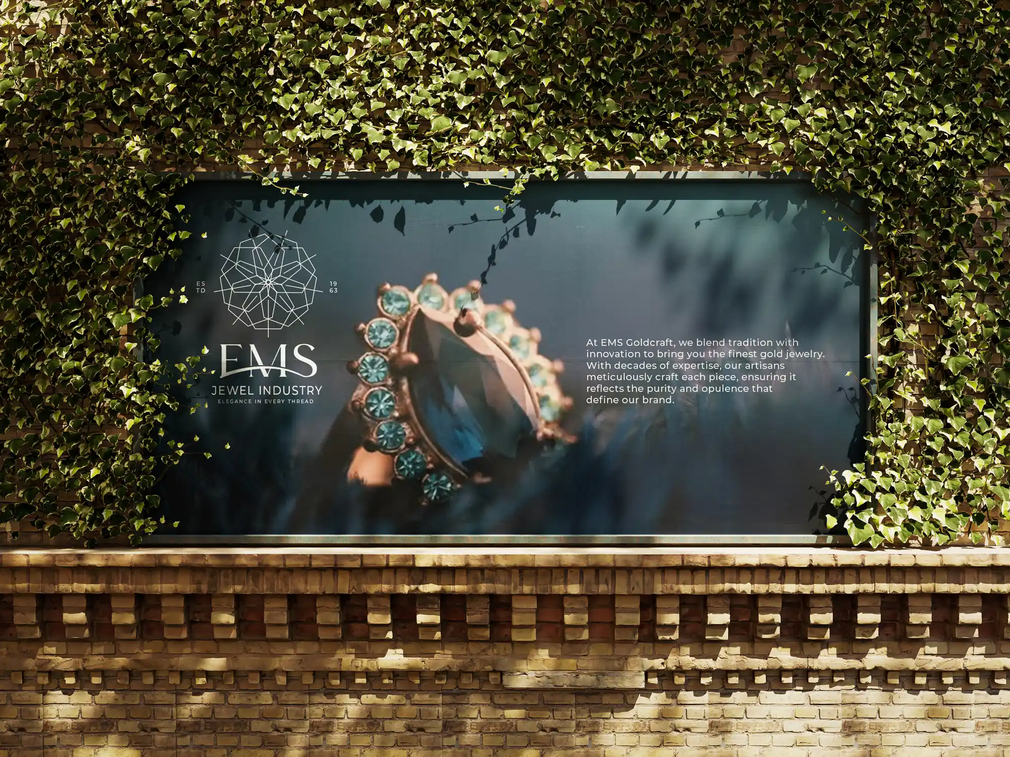 EMS Jewellers outdoor billboard advertisement