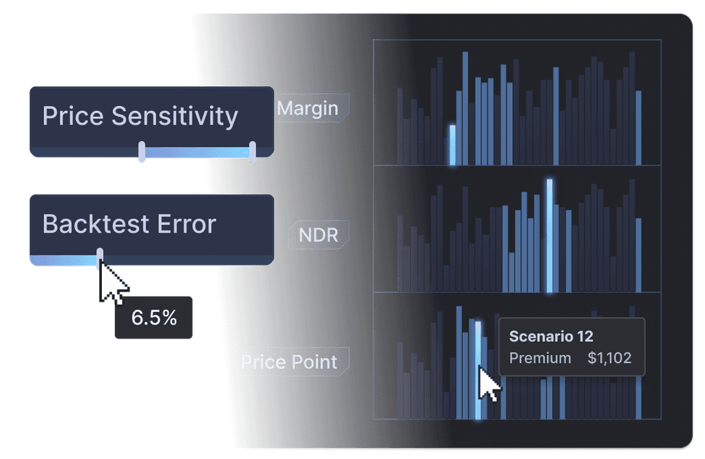 Multi-Valued Assumptions in Spindle AI generate a scenario landscape that can be tuned, filtered, and optimized with just a click.