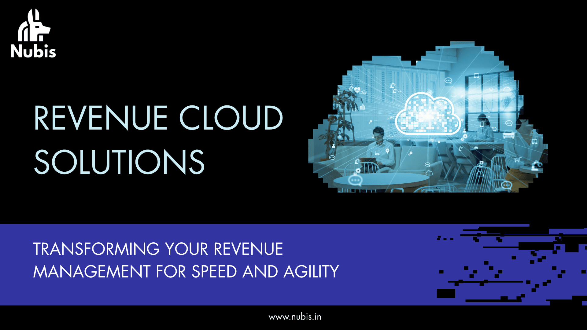 Illustration depicting the benefits of Revenue Cloud for smarter business growth