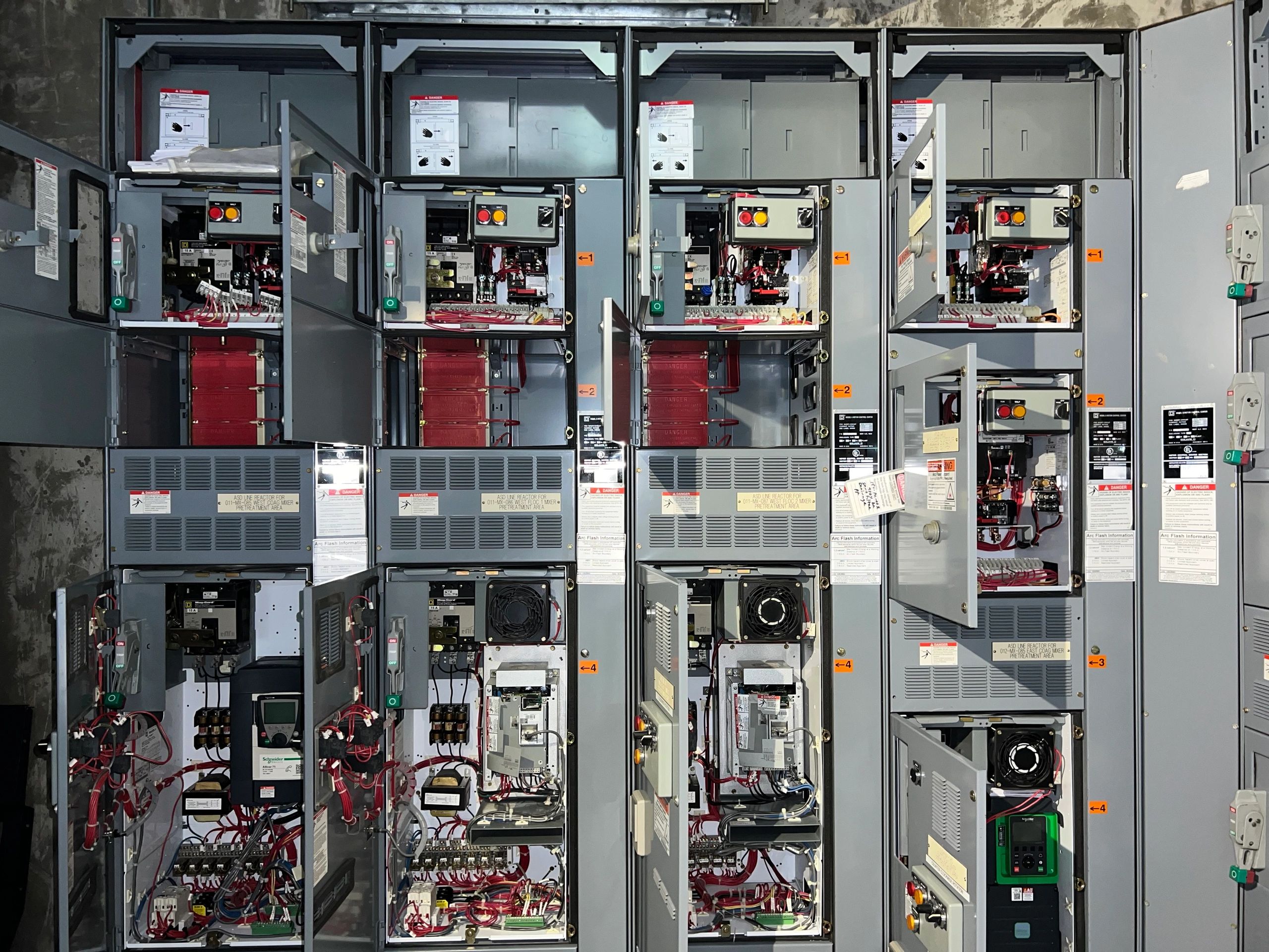 Switchgear and motor control lineup
