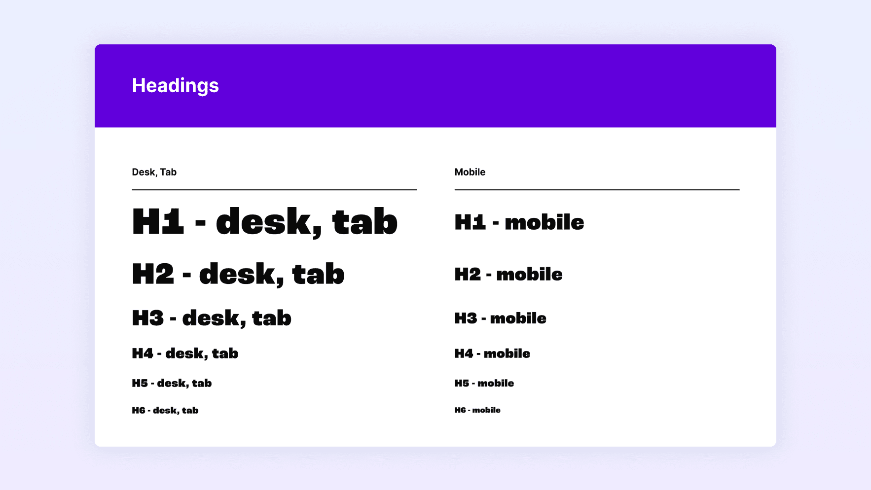 An image of typography styles