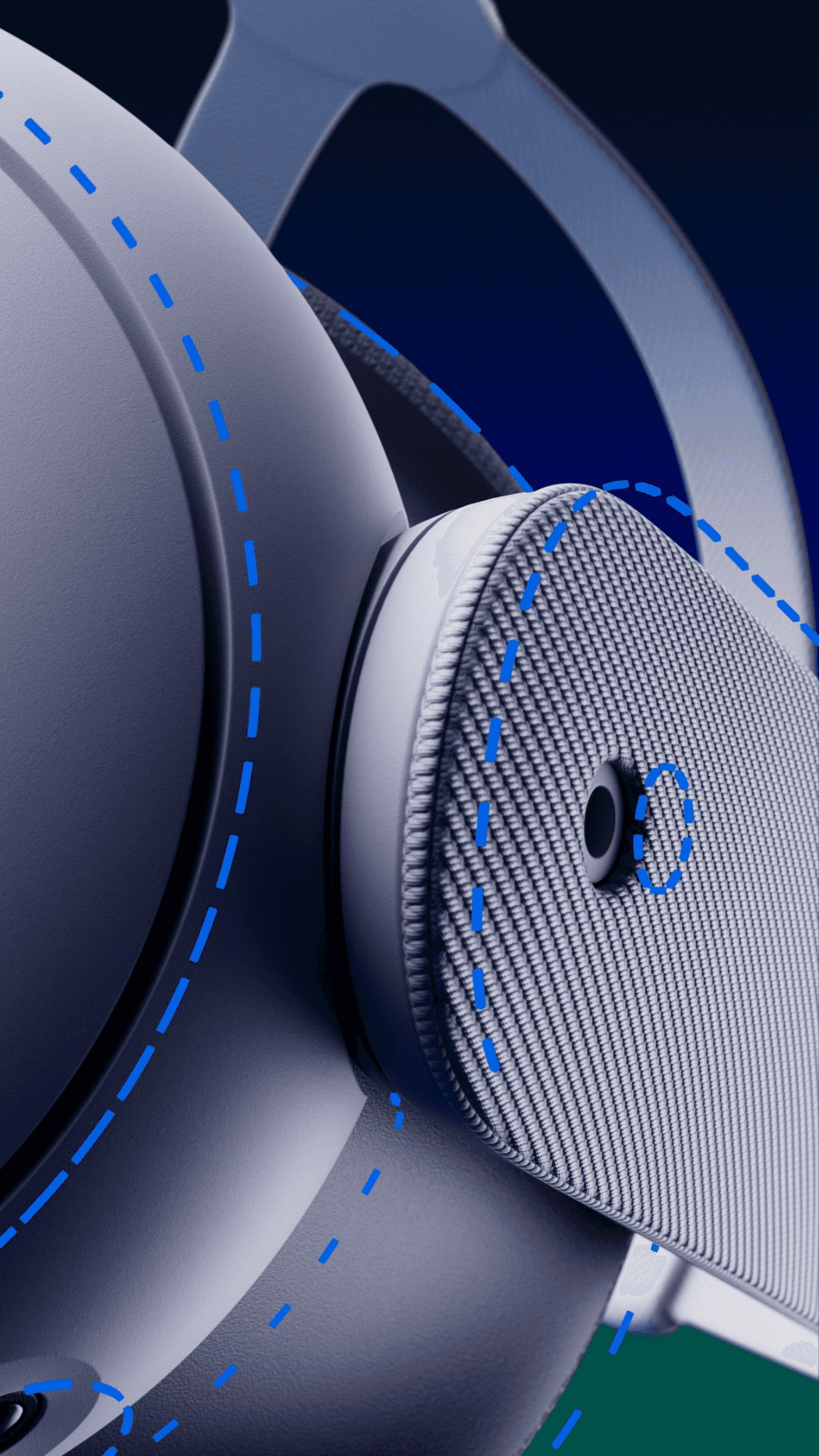 Meta connect oculus headset detail