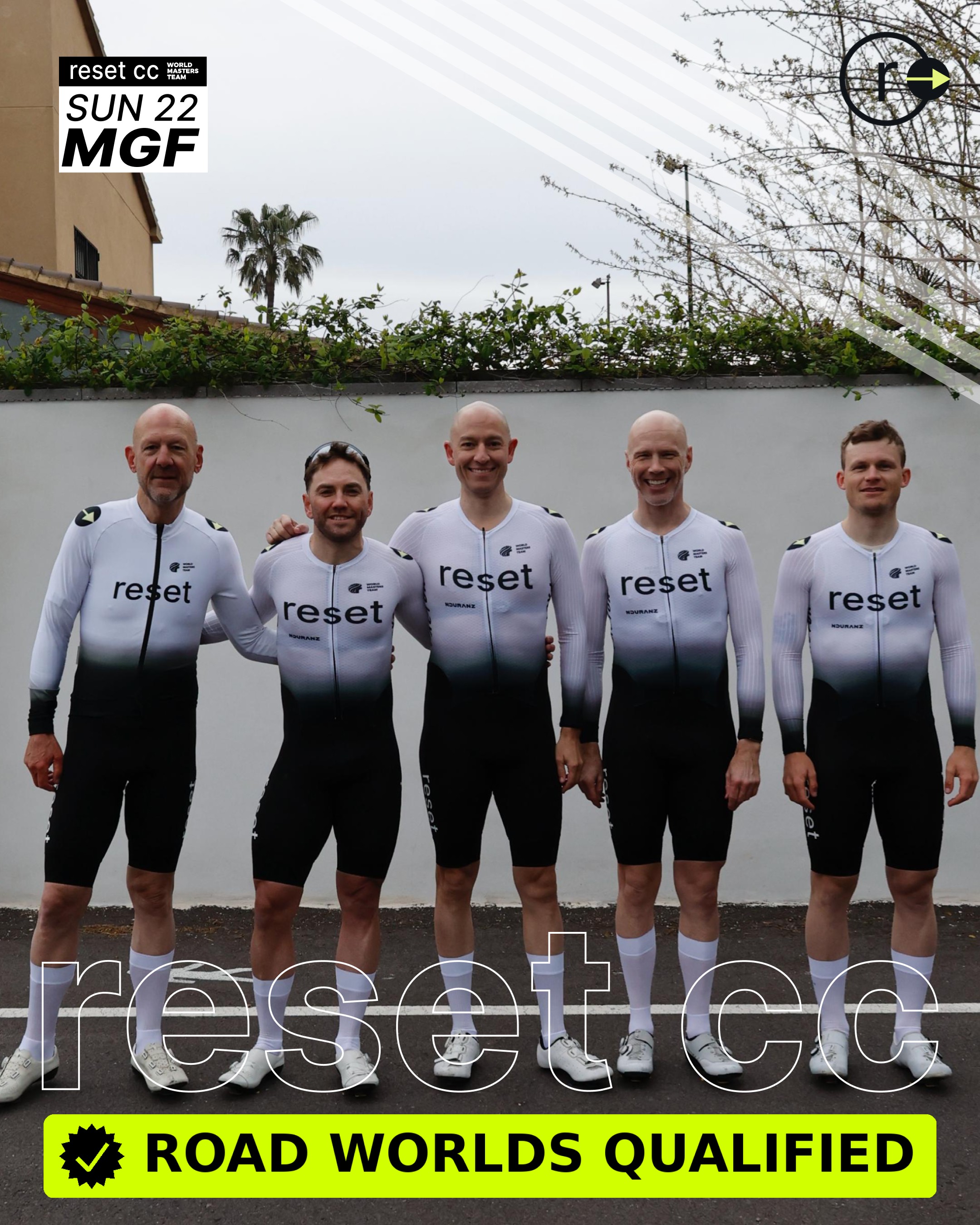 a couple of people riding bikes down a road