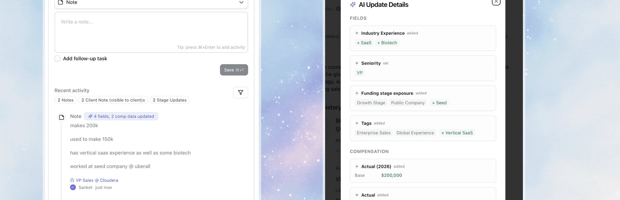 stardex ai feature | AI Auto-Update in the background