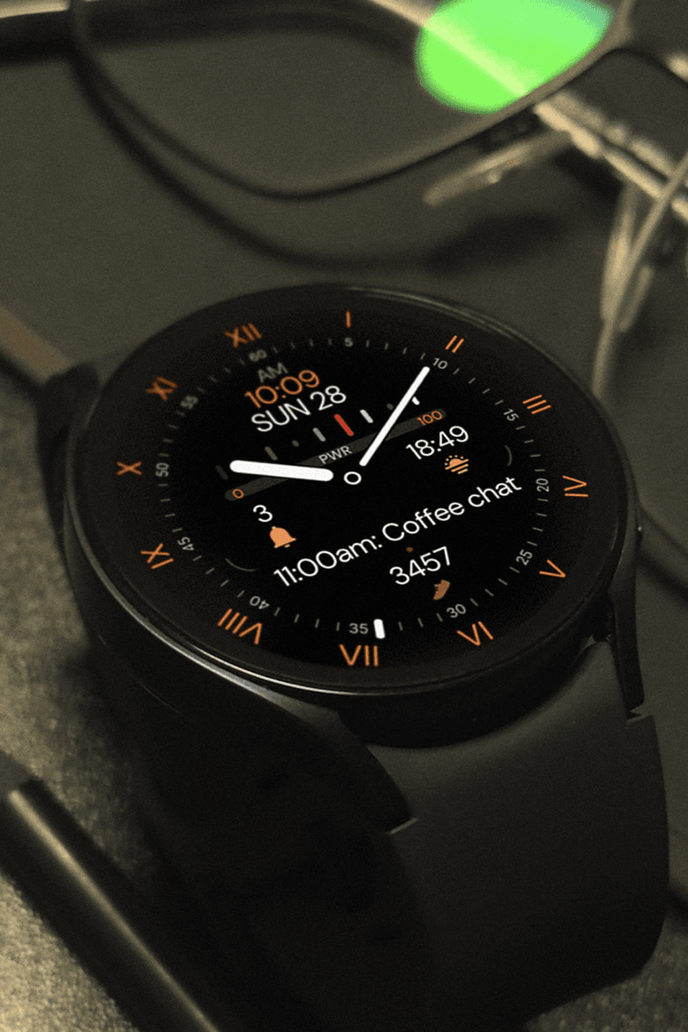 minimal hybrid watch face wear os galaxy watch