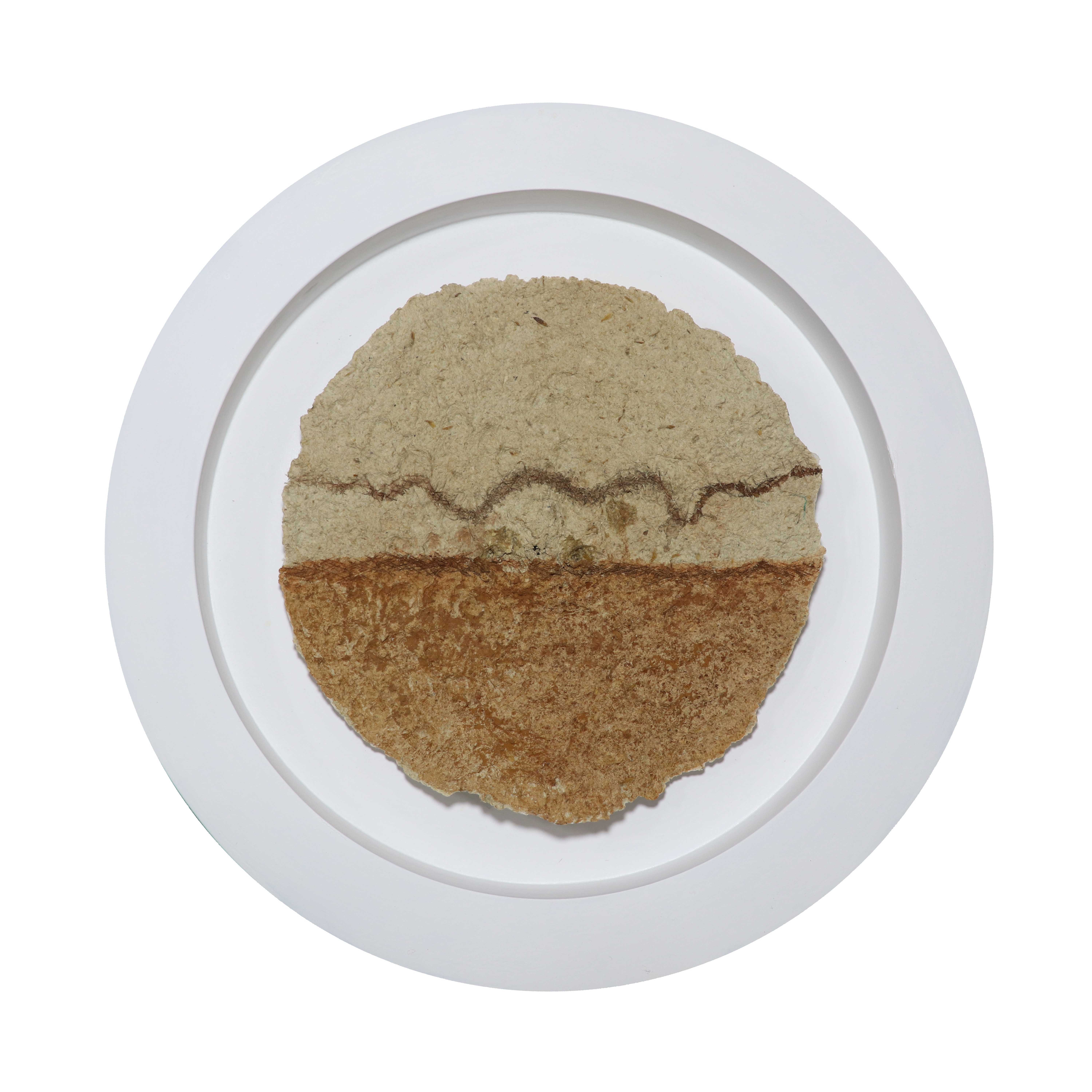 herd of sheep on road painting