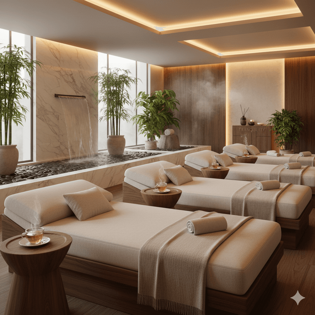 M3M The Cullinan Noida: Tranquil spa and wellness area