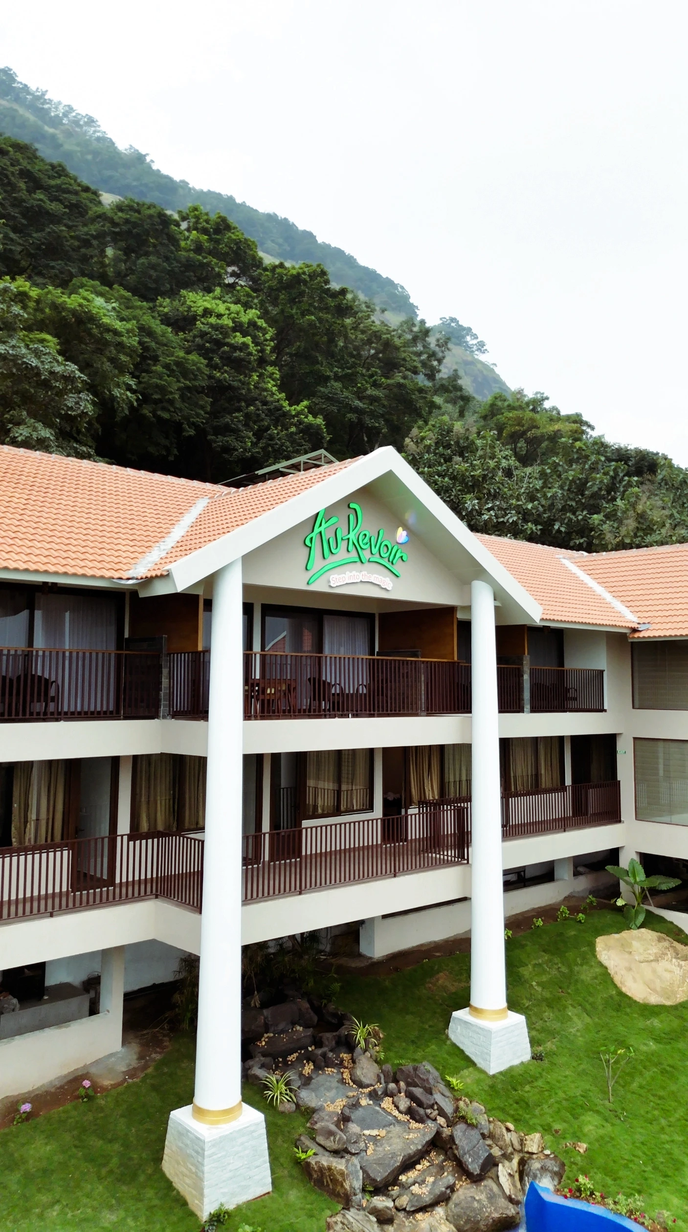 "Unwind in the exclusive indoor pool of our Premium Pool Villa at Au Revoir Wellness Resort – A perfect blend of luxury and serenity.