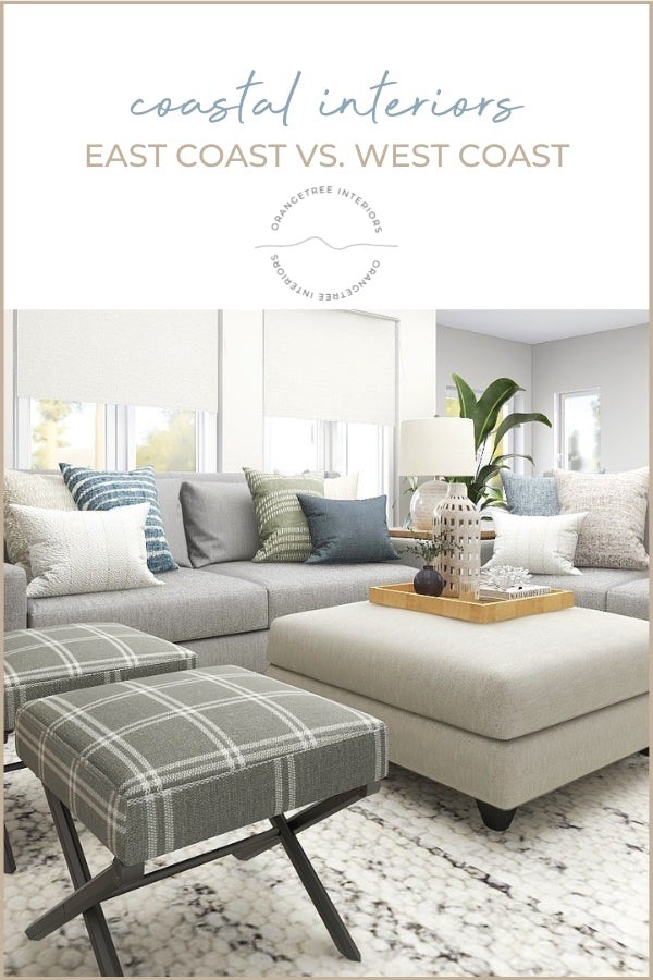 East Coast and West Coast Coastal Living Room