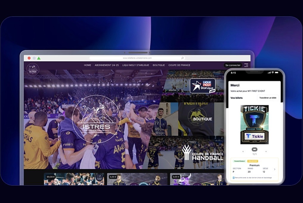 Billetterie en marque blanche d’Istres Provence Handball sur Tickie, sur ordinateur et sur mobile