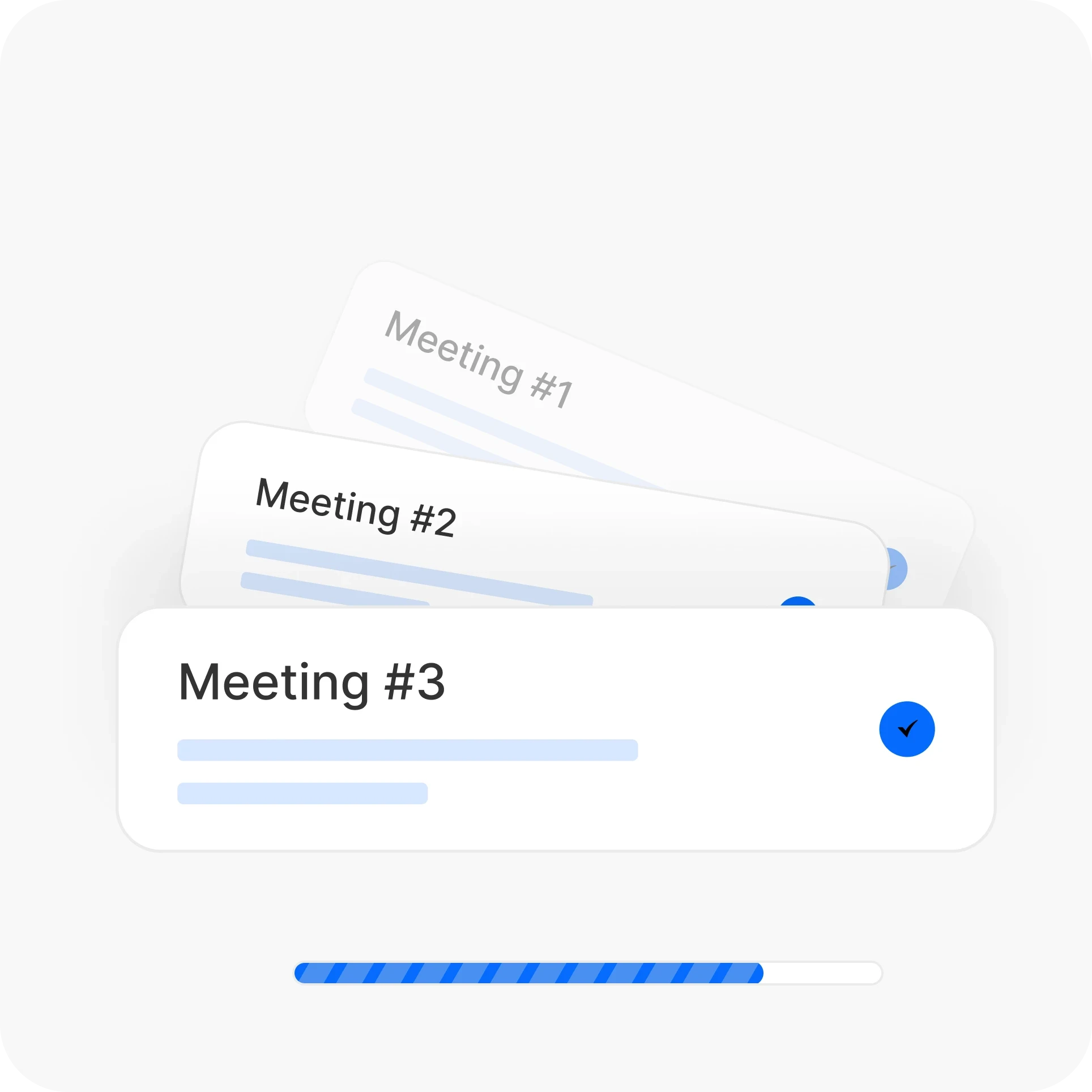 stacked back t back meetings that become esier to manage with himala AI, they become threads of knowledge