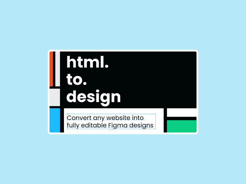 figma外掛htmltodesign